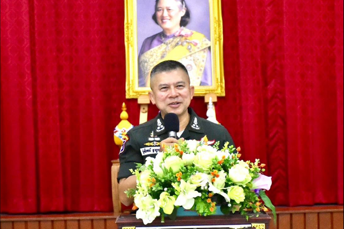 วันที่ 7 เม.ย.69 พล.ต.ท.รุ่งโรจน์ ฐากูรปุณยสิริ ผบช.ตชด. เข้าร่วมพิธีปิดโครงการพัฒนาศักยภาพนักเรียนในพระราชานุเคราะห์ สมเด็จพระกนิษฐาธิราชเจ้า กรมสมเด็จพระเทพรัตนราชสุดาฯ สยามบรมราชกุมารี ระดับชั้นมัธยมศึกษาปีที่ 1 ปีการศึกษา 2568