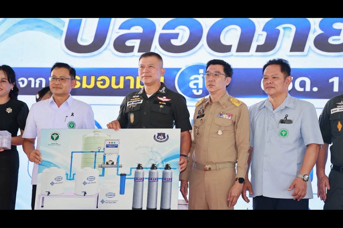 พล.ต.ท.รุ่งโรจน์ ฐากูรปุณยสิริ ผบช.ตชด.ร่วมเปิดโครงการน้ำดื่ม สู่ รร.ตชด. "น้ำใส ดื่มได้ ปลอดภัย" ณ รร.ตชด.สิงคโปร์แอร์ไลน์สเฉลิมพระเกียรติฯ ยกระดับคุณภาพน้ำดื่มต้นแบบที่ได้มาตรฐานจากกรมอนามัย ให้ครูและนักเรียนได้ดื่มน้ำสะอาด ปลอดภัย เสริมสร้างสุขภาพที่ดี